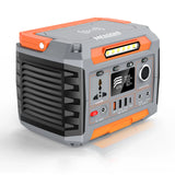 MFAOSHI 350W 288Wh Portable Power Station with AC ,Type C ,Port USB,Dual Outlet and LED Flashlights for CPAP Emergency Backup